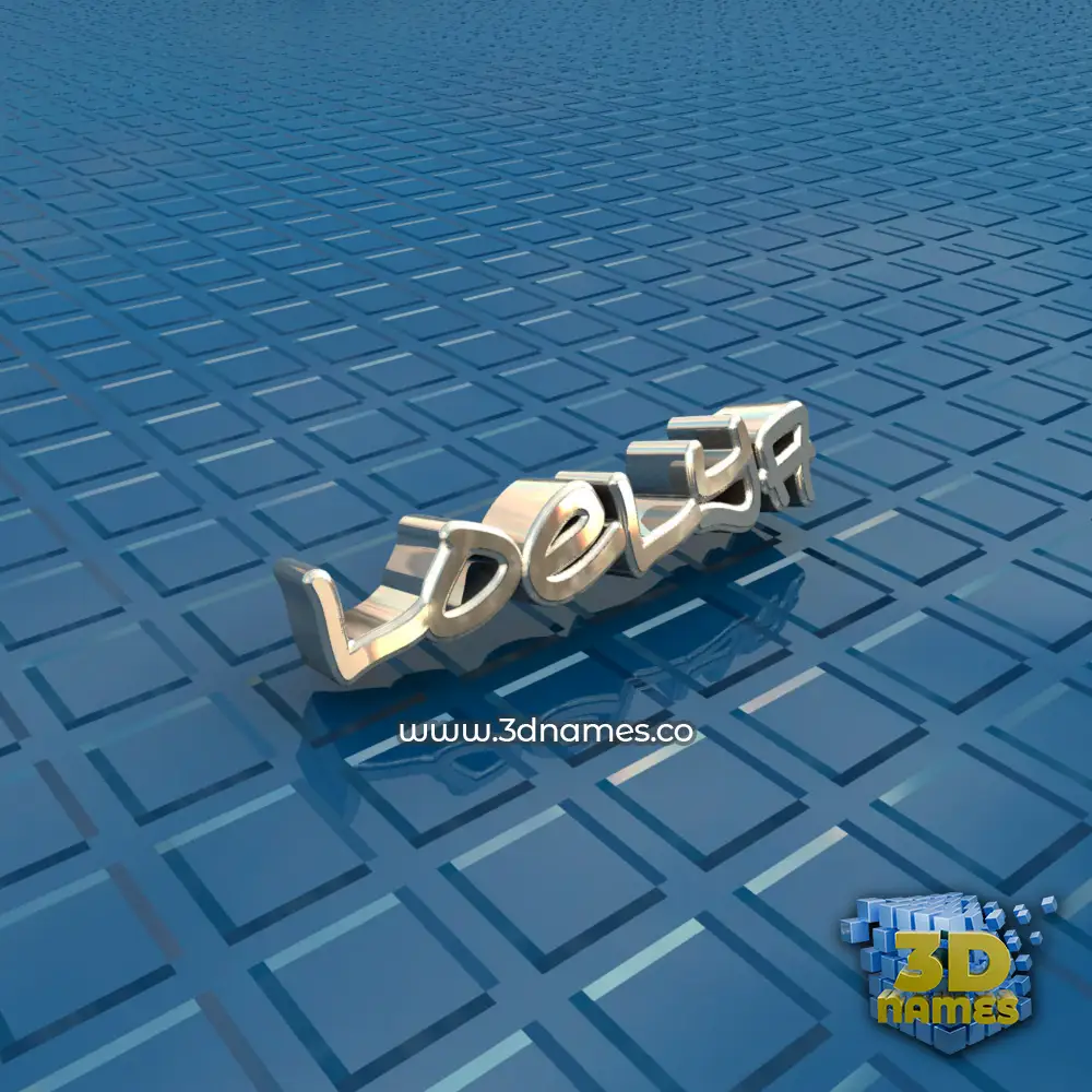 loelya in Blue Bling style - 3D name wallpaper