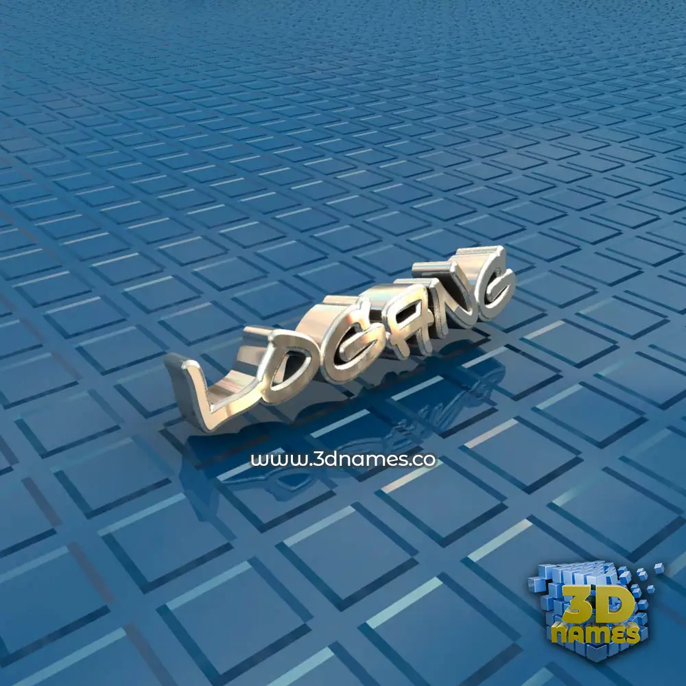 logang in Blue Bling style - 3D name wallpaper
