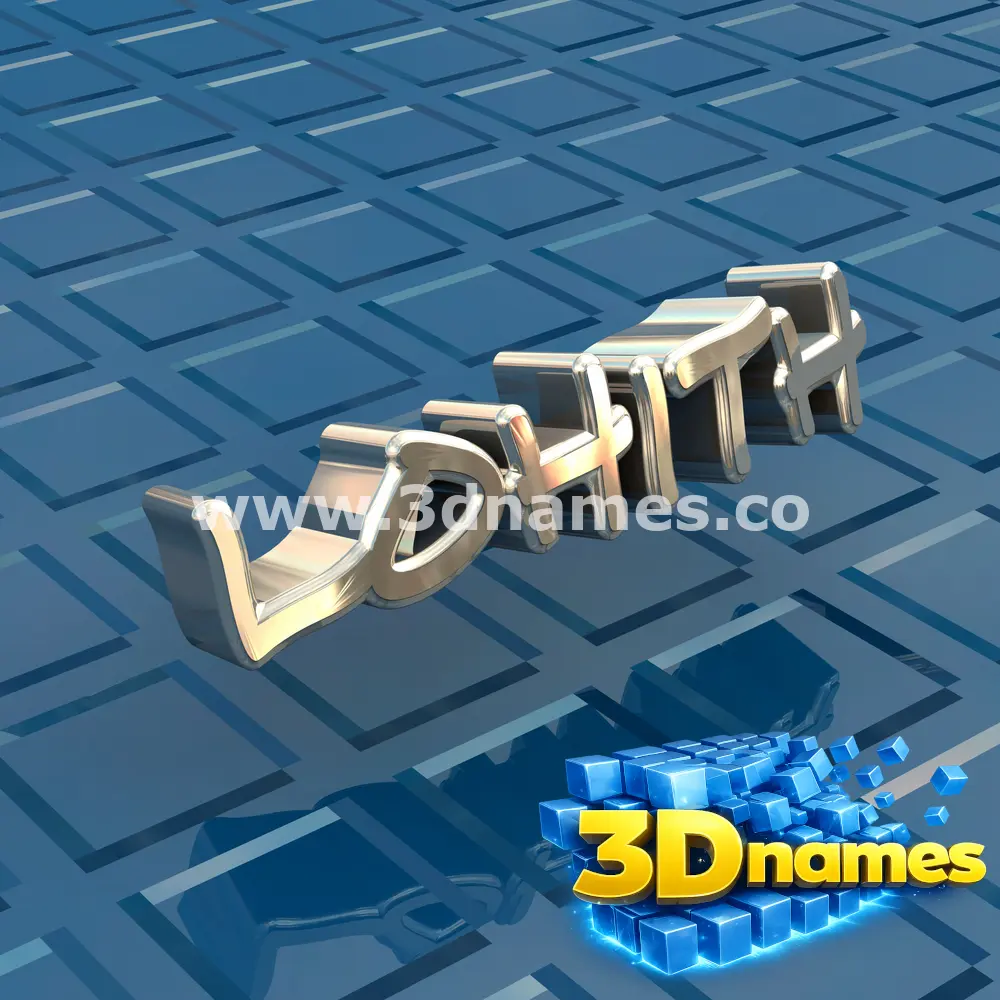 lohith in Blue Bling style - 3D name wallpaper