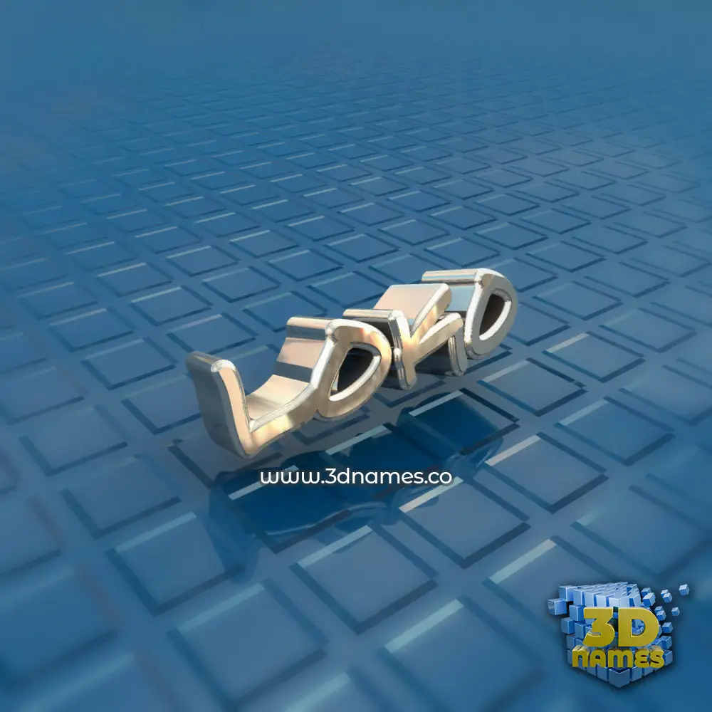 loko in Blue Bling style - 3D name wallpaper
