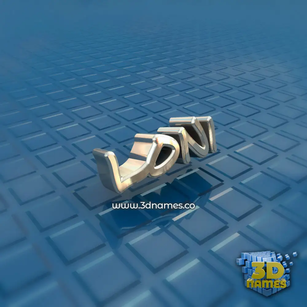 loni in Blue Bling style - 3D name wallpaper