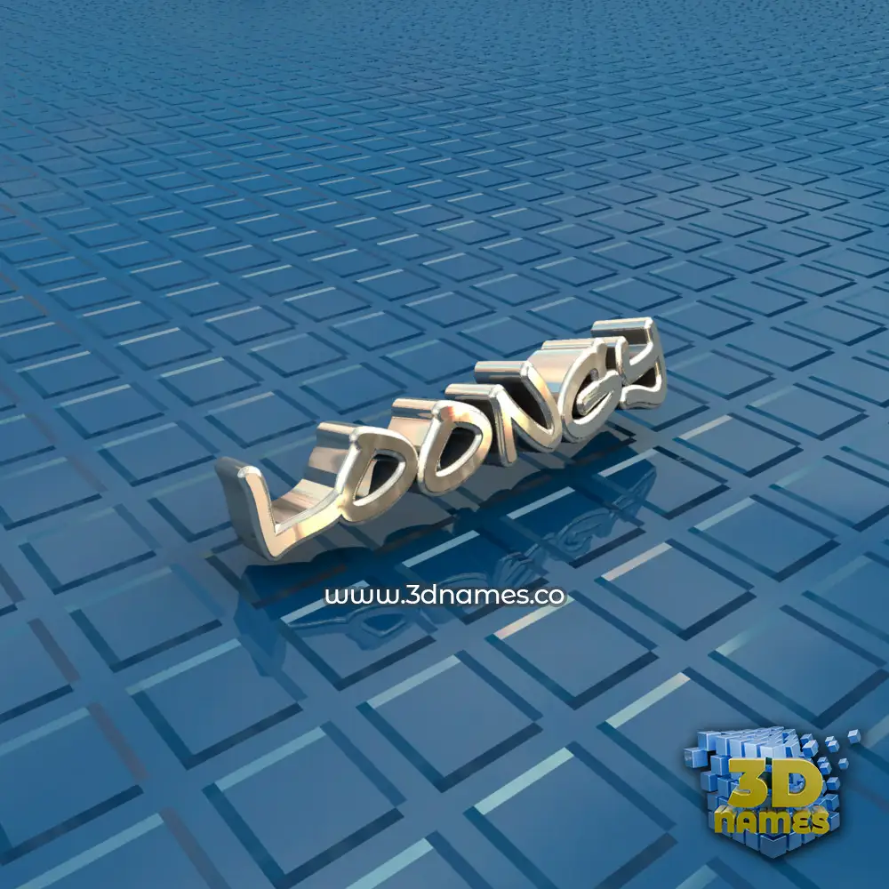 loongy in Blue Bling style - 3D name wallpaper