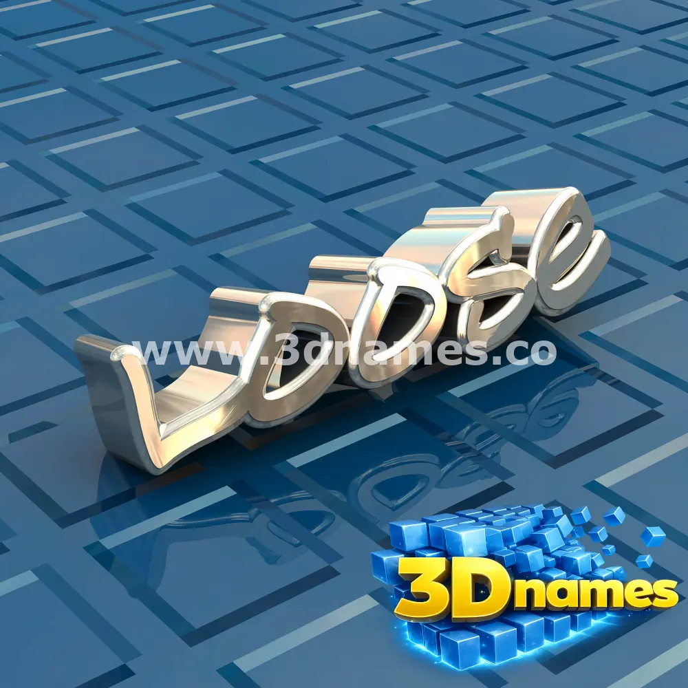 loose in Blue Bling style - 3D name wallpaper