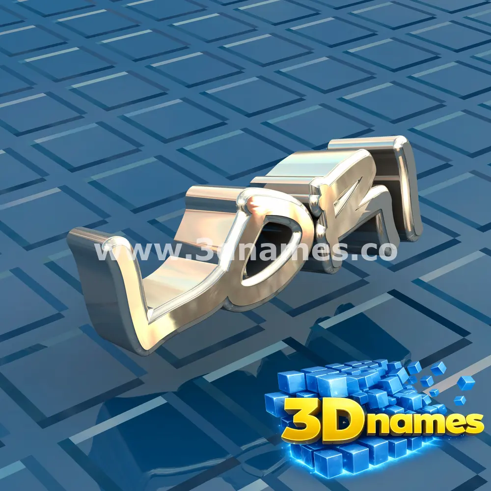 lori in Blue Bling style - 3D name wallpaper