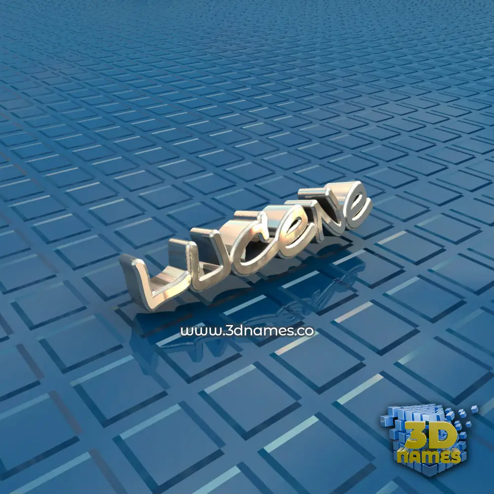 lucene in Blue Bling style - 3D name wallpaper