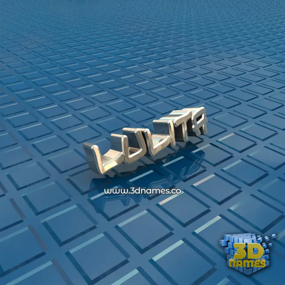 lulita in Blue Bling style - 3D name wallpaper