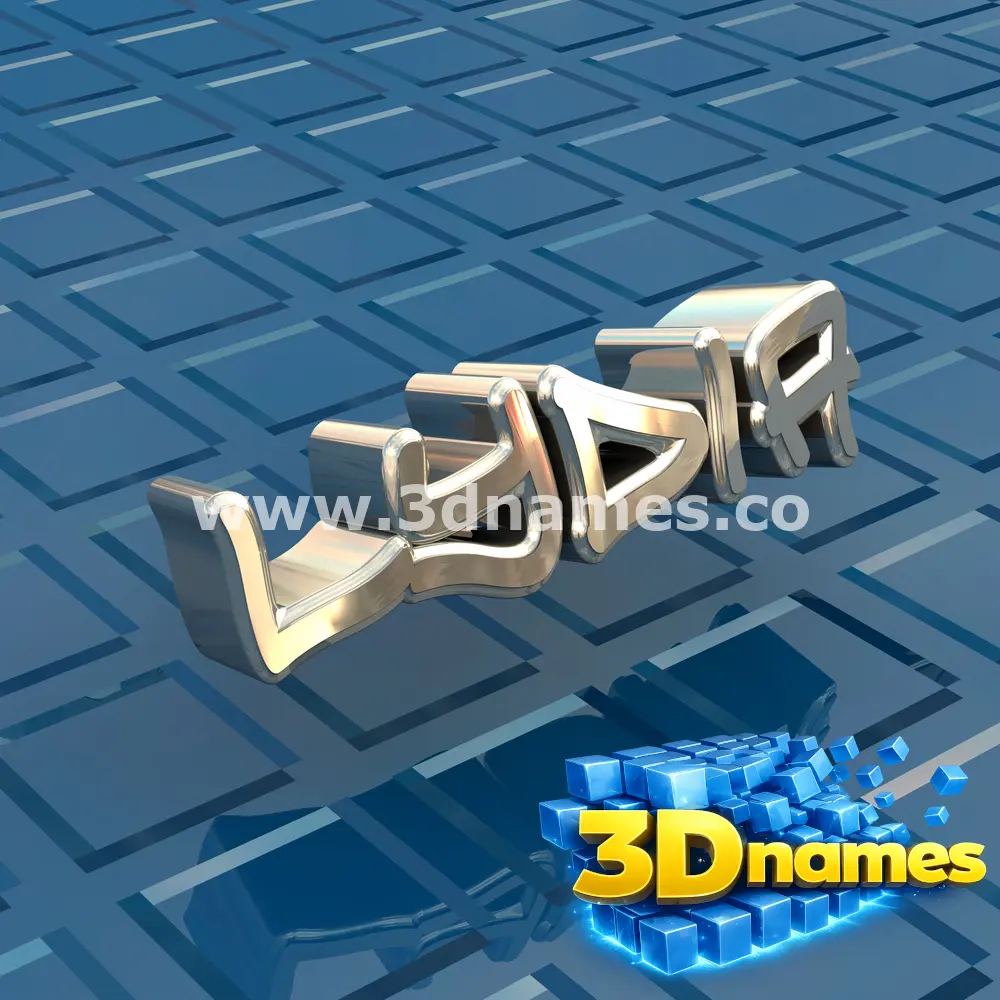 lydia in Blue Bling style - 3D name wallpaper