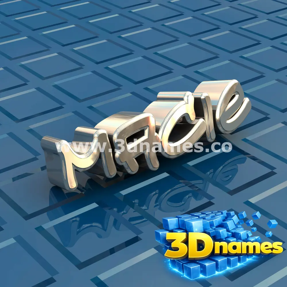 macie in Blue Bling style - 3D name wallpaper