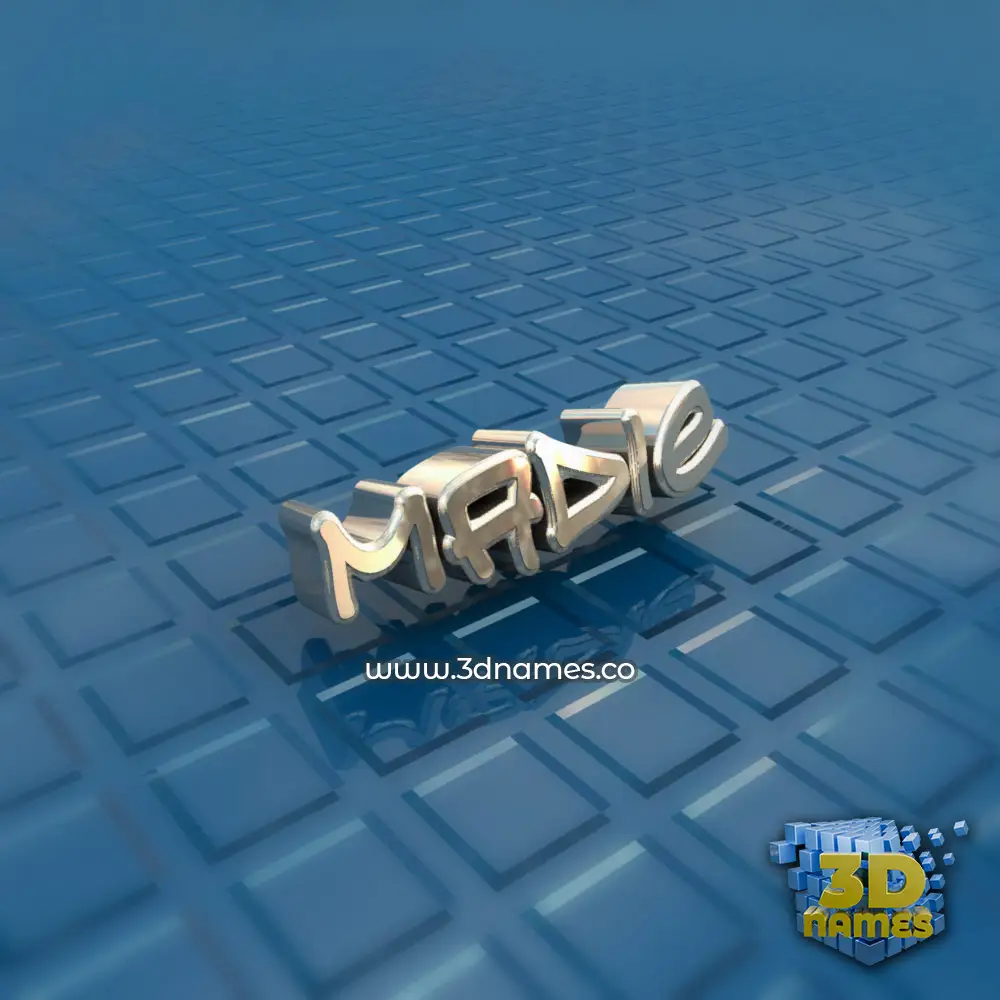 madie in Blue Bling style - 3D name wallpaper