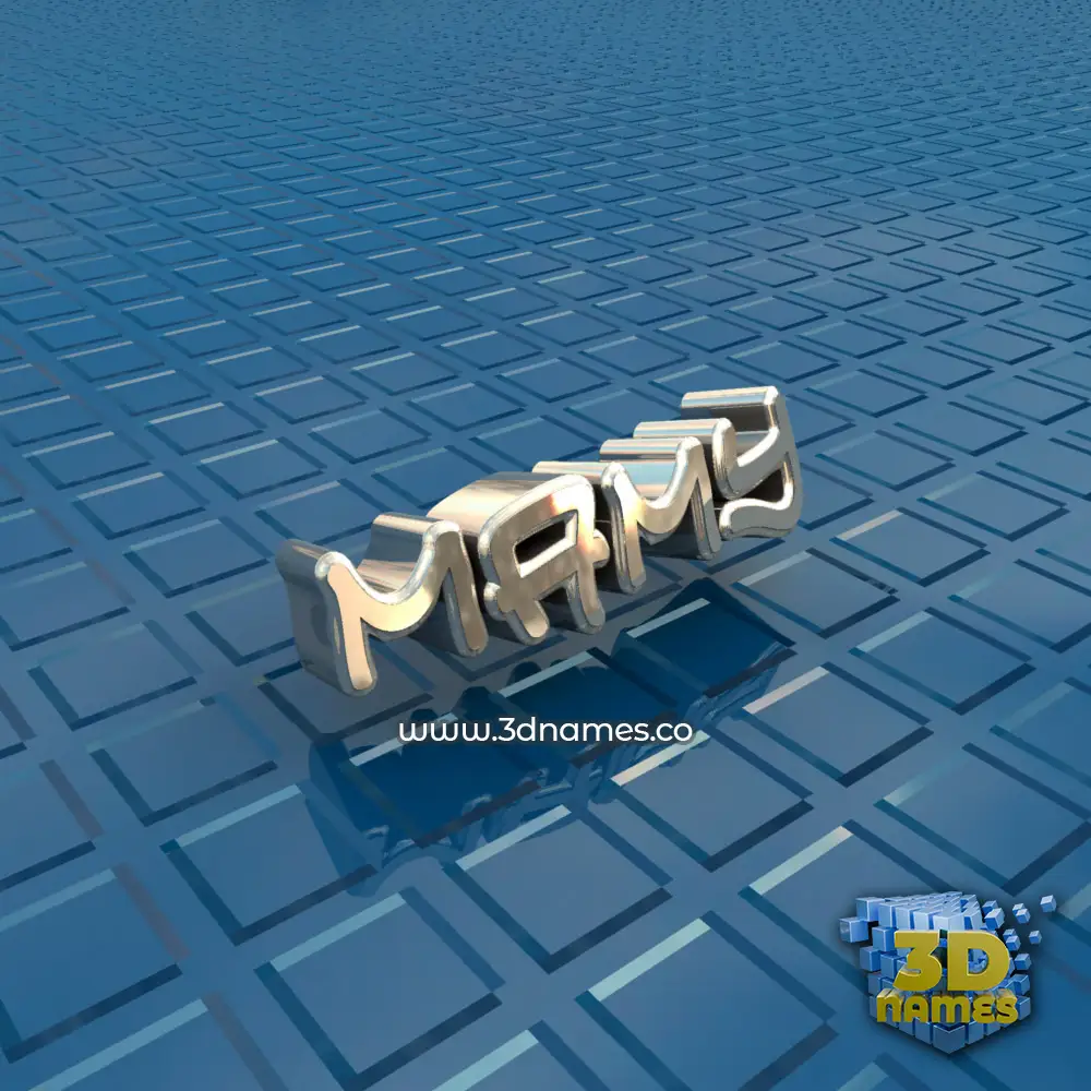 mamy in Blue Bling style - 3D name wallpaper