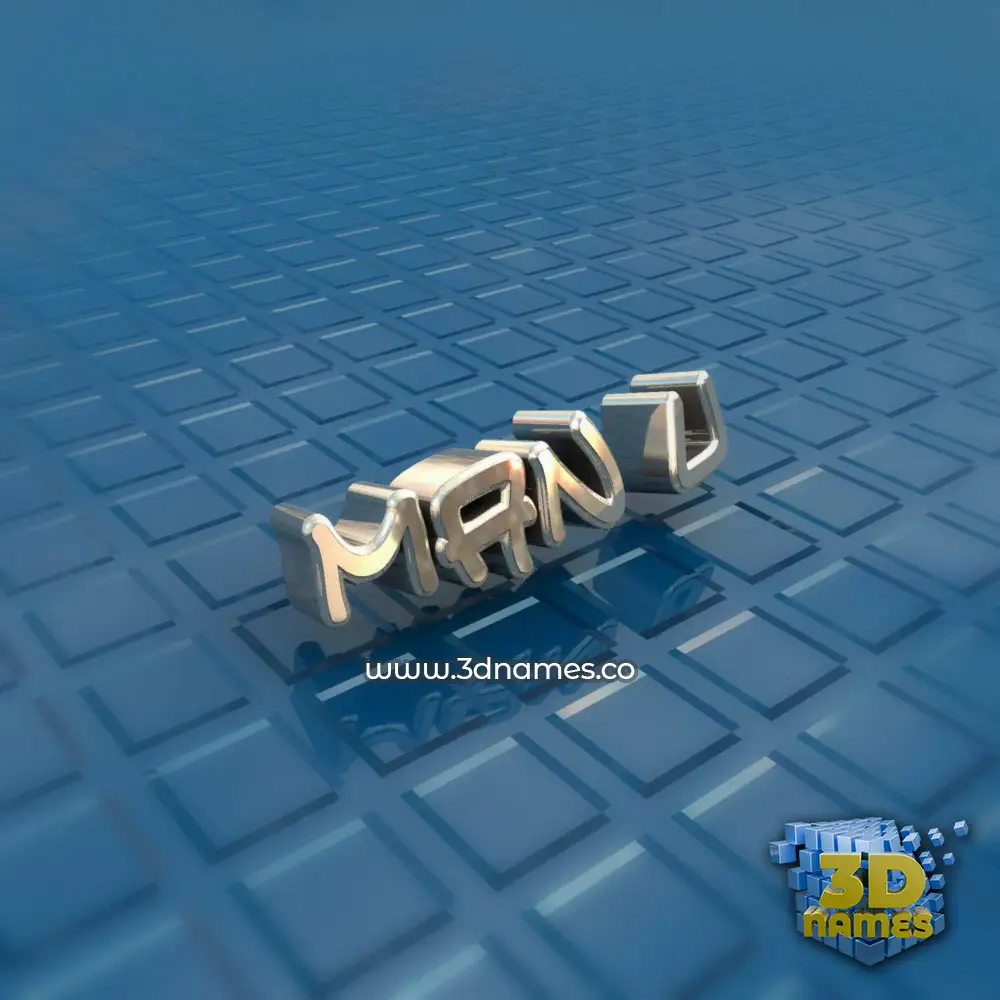 man u in Blue Bling style - 3D name wallpaper