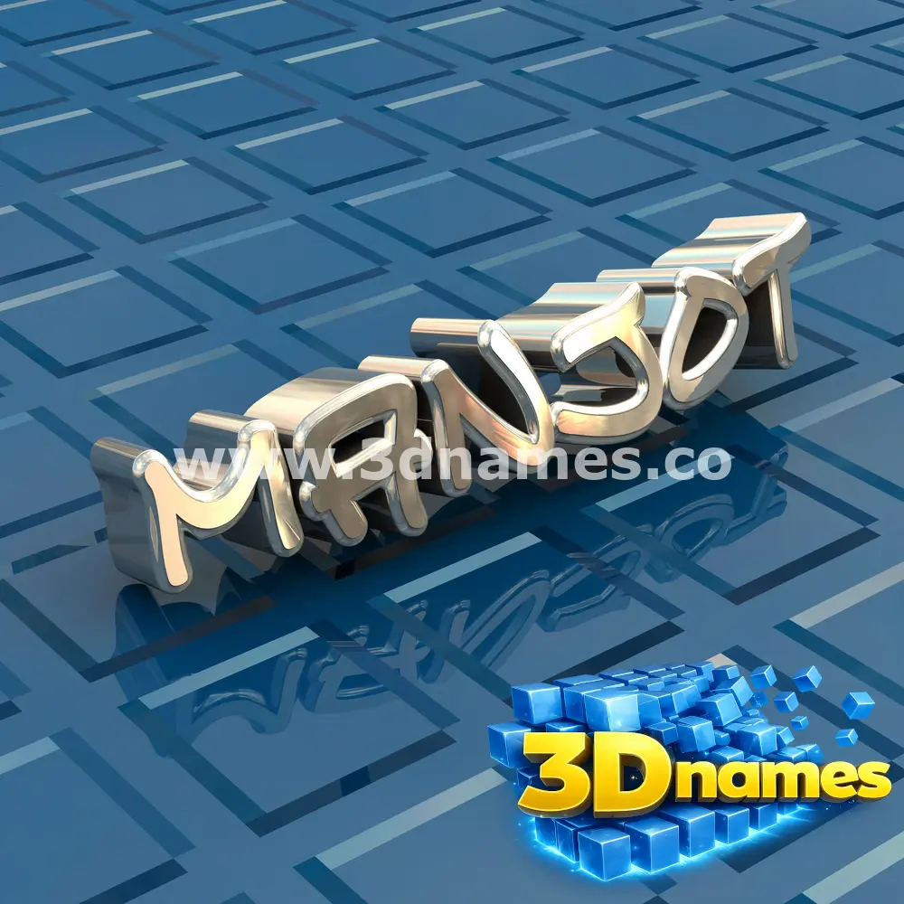 manjot in Blue Bling style - 3D name wallpaper