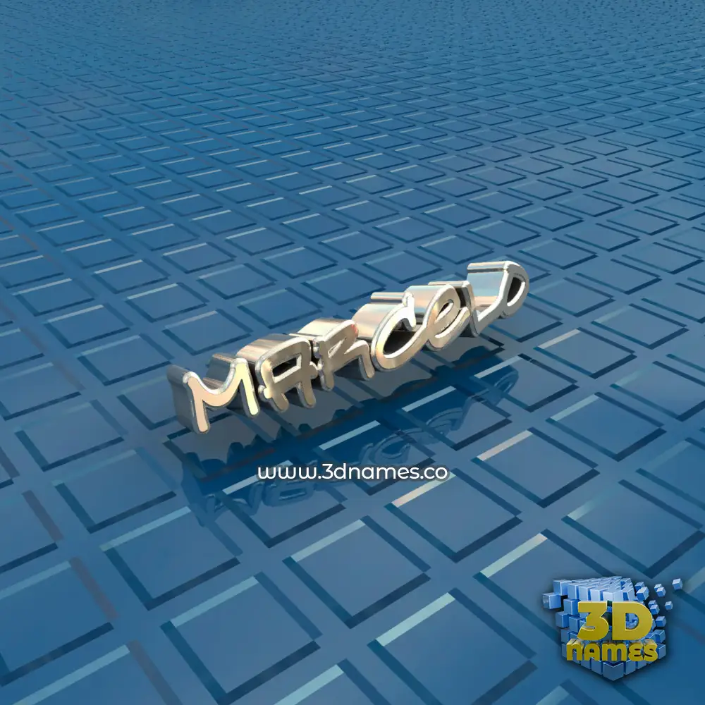 marcelo in Blue Bling style - 3D name wallpaper
