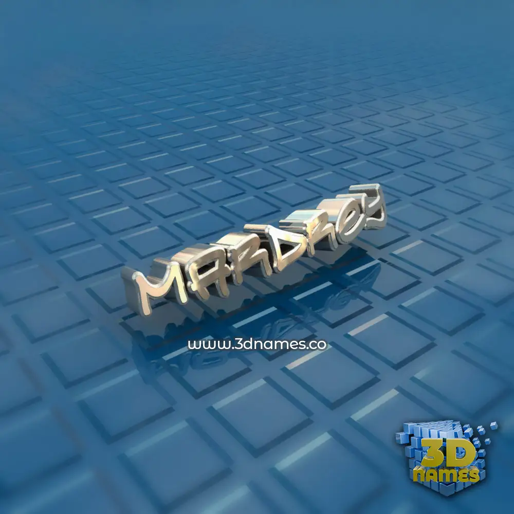 mardrey in Blue Bling style - 3D name wallpaper