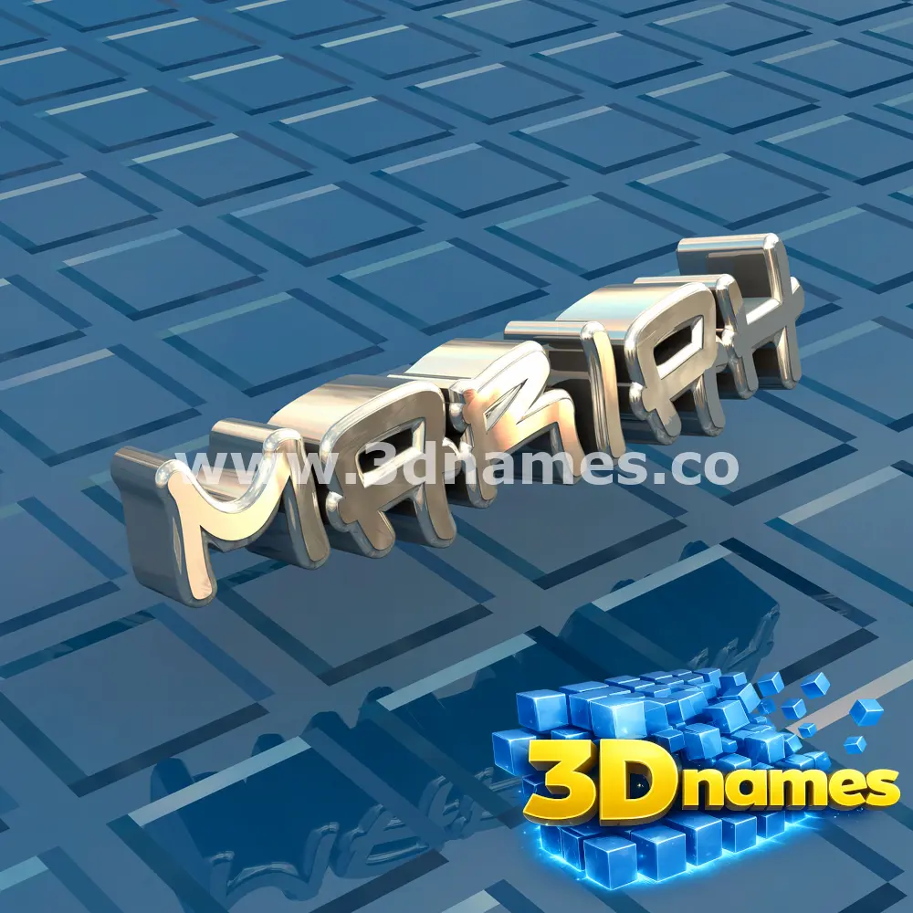 mariah in Blue Bling style - 3D name wallpaper