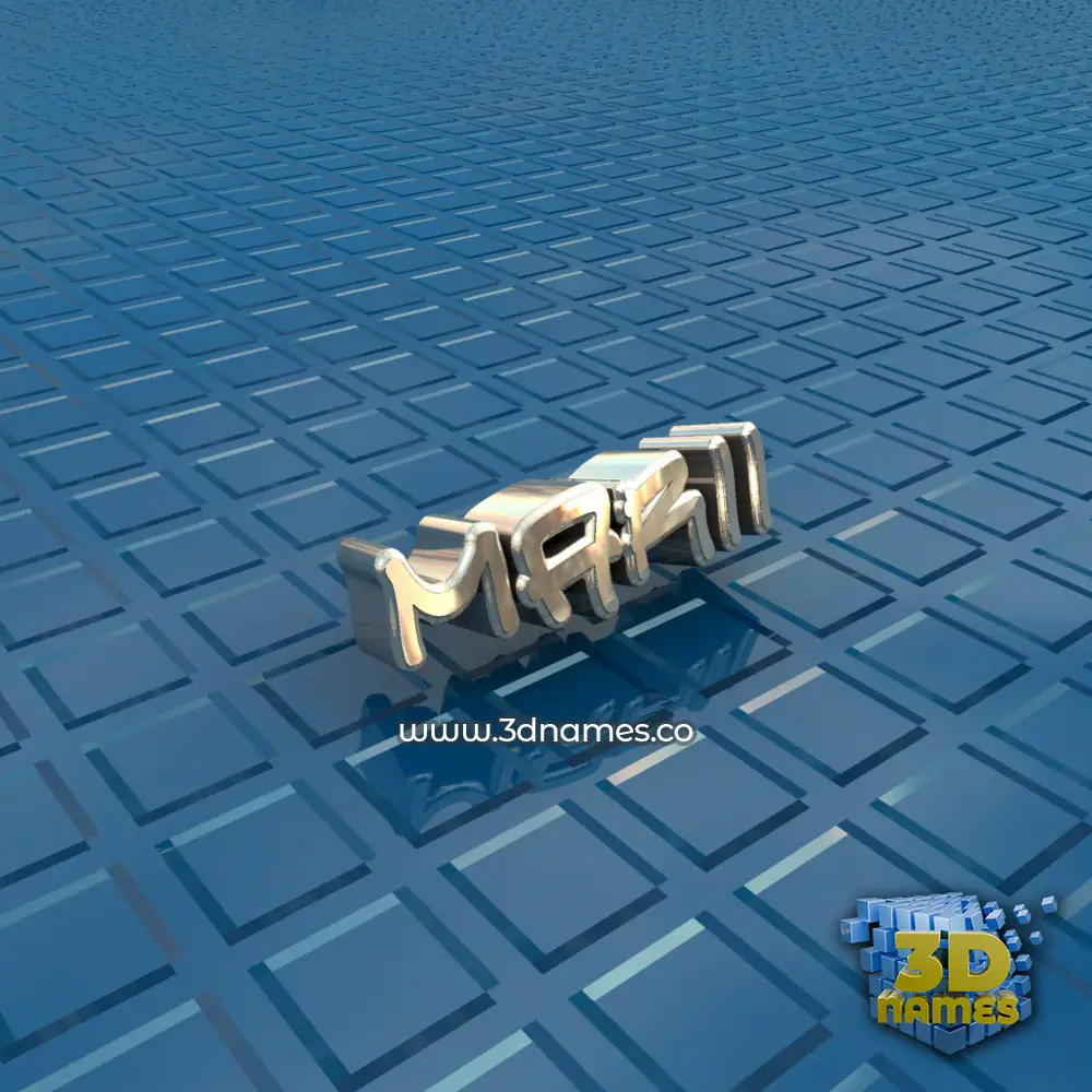 marii in Blue Bling style - 3D name wallpaper