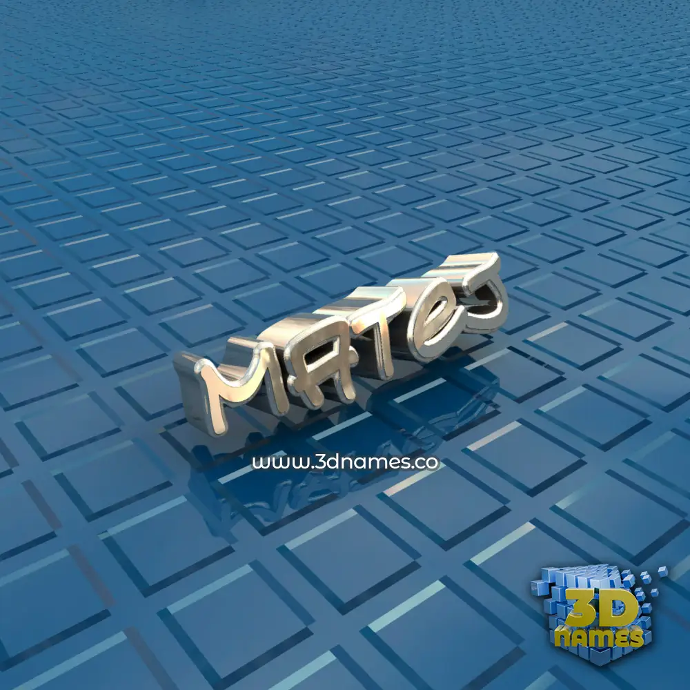 matej in Blue Bling style - 3D name wallpaper