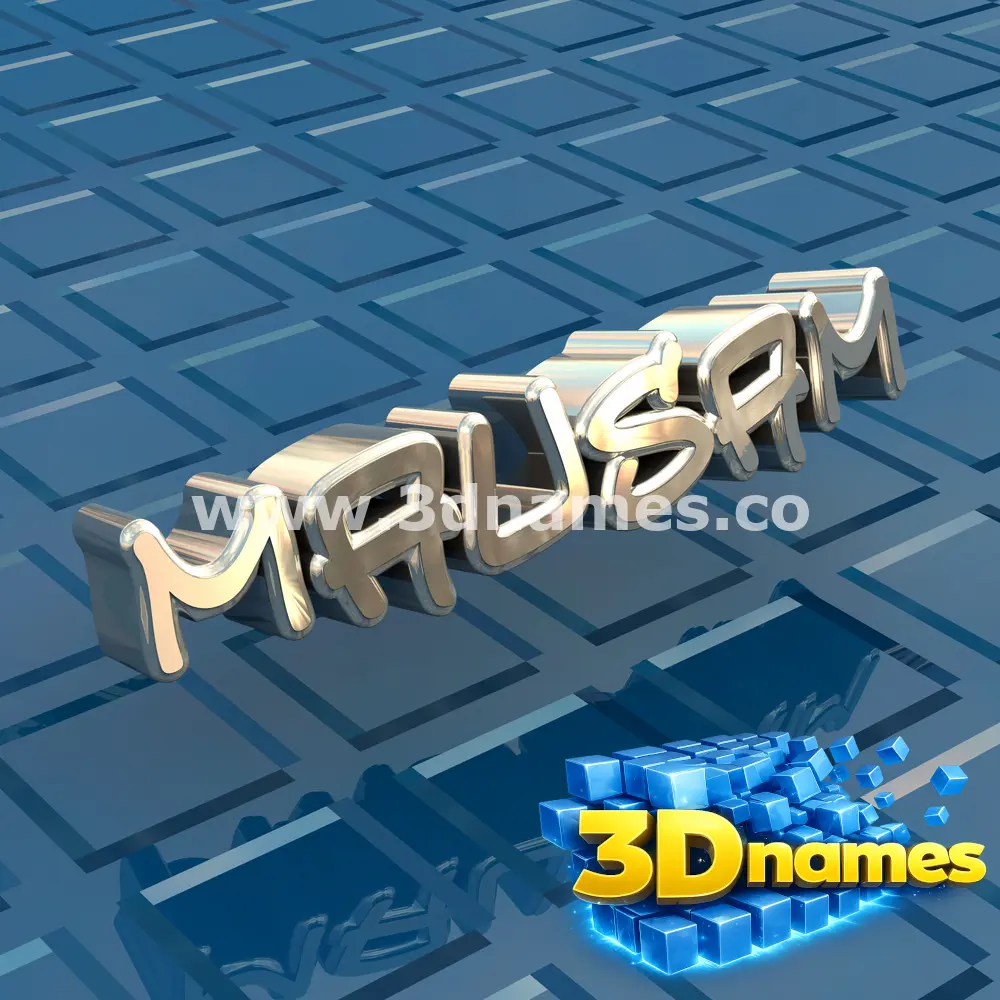 mausam in Blue Bling style - 3D name wallpaper