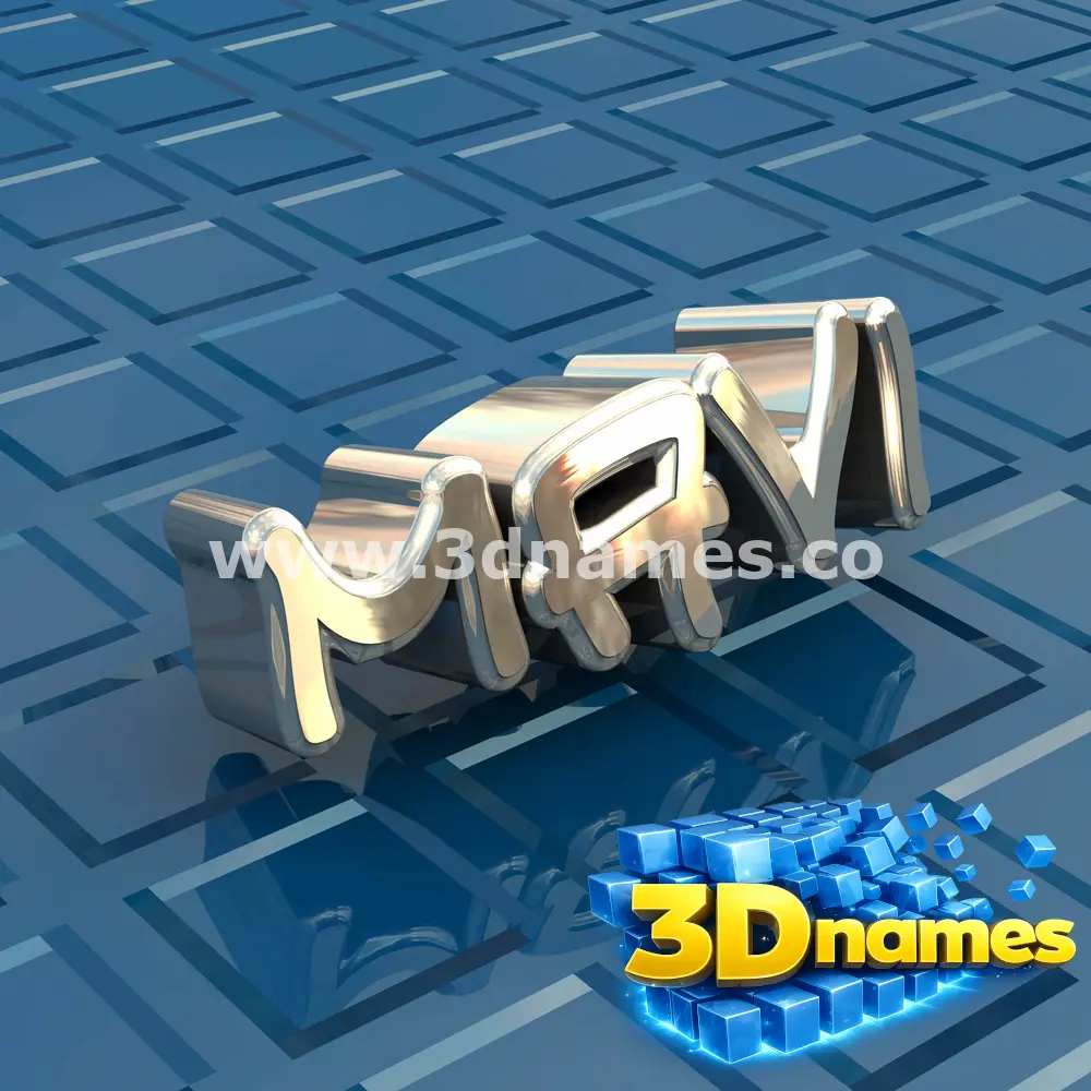 mavi in Blue Bling style - 3D name wallpaper