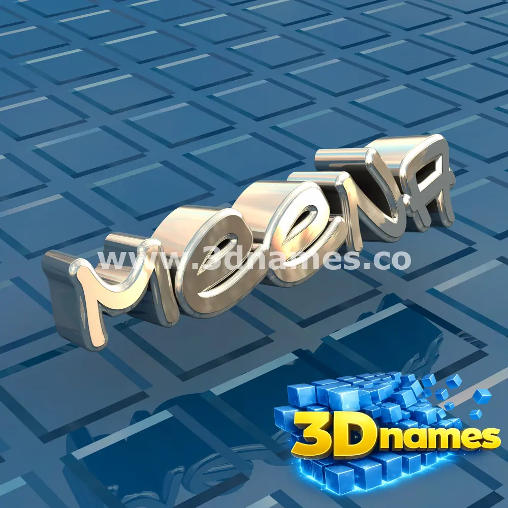 meena in Blue Bling style - 3D name wallpaper