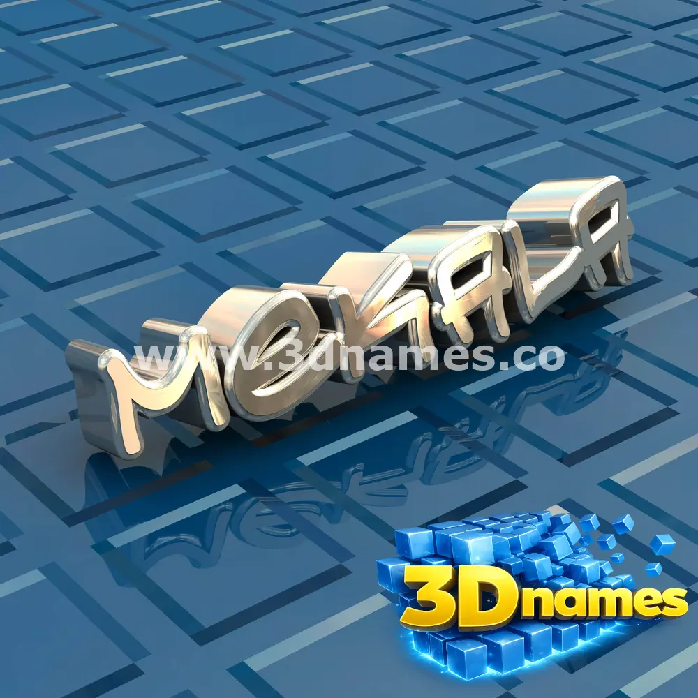 mekala in Blue Bling style - 3D name wallpaper
