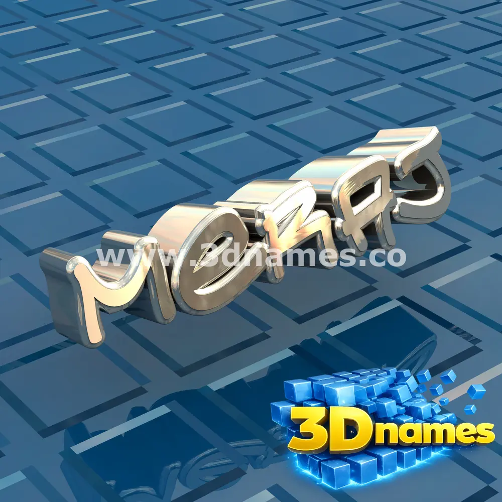 meraj in Blue Bling style - 3D name wallpaper