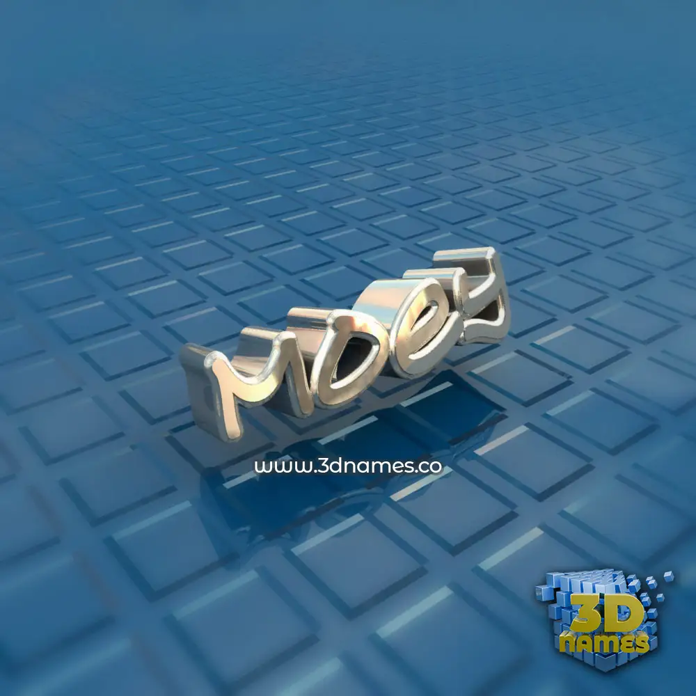 moey in Blue Bling style - 3D name wallpaper