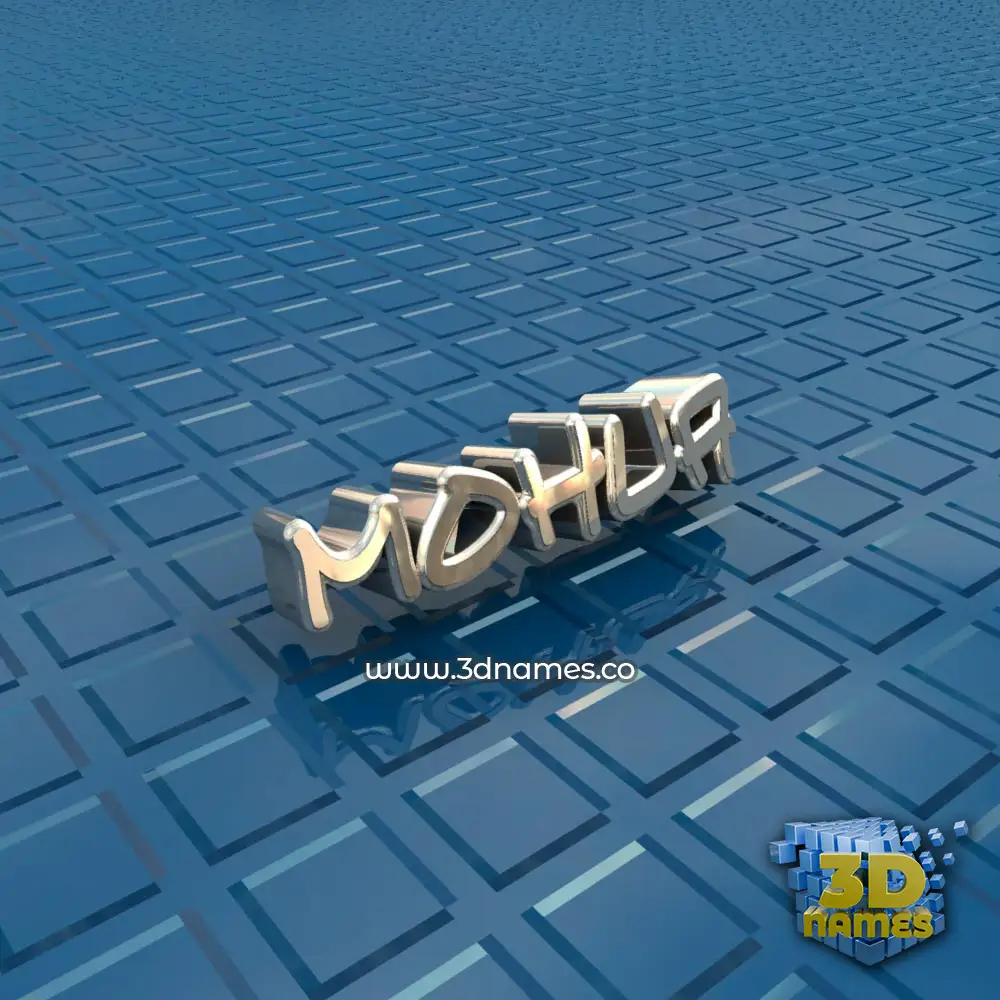 mohua in Blue Bling style - 3D name wallpaper