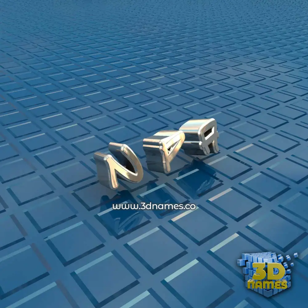 n p a in Blue Bling style - 3D name wallpaper