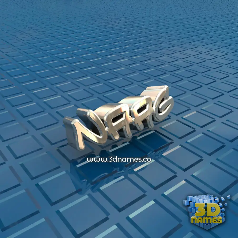 naag in Blue Bling style - 3D name wallpaper