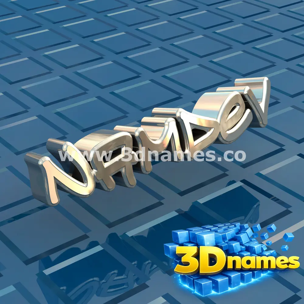 namdev in Blue Bling style - 3D name wallpaper