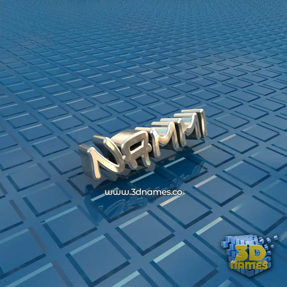 nammi in Blue Bling style - 3D name wallpaper