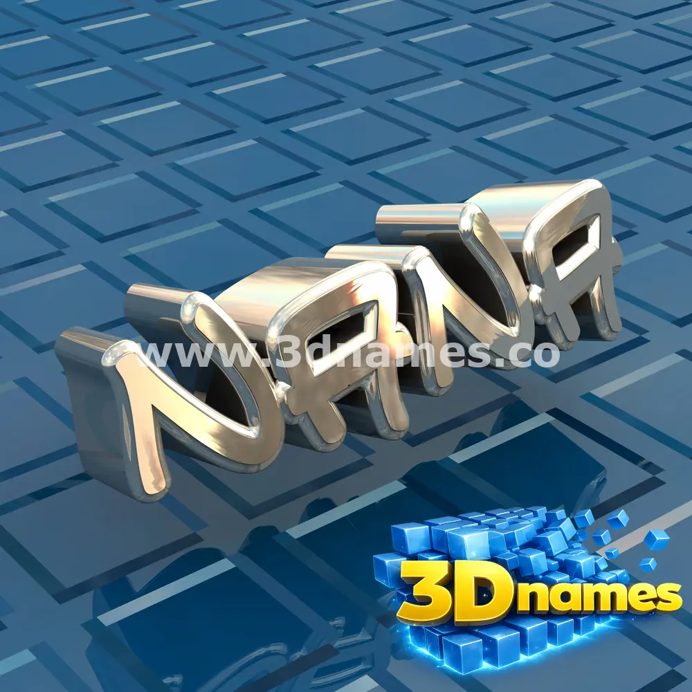 nana in Blue Bling style - 3D name wallpaper