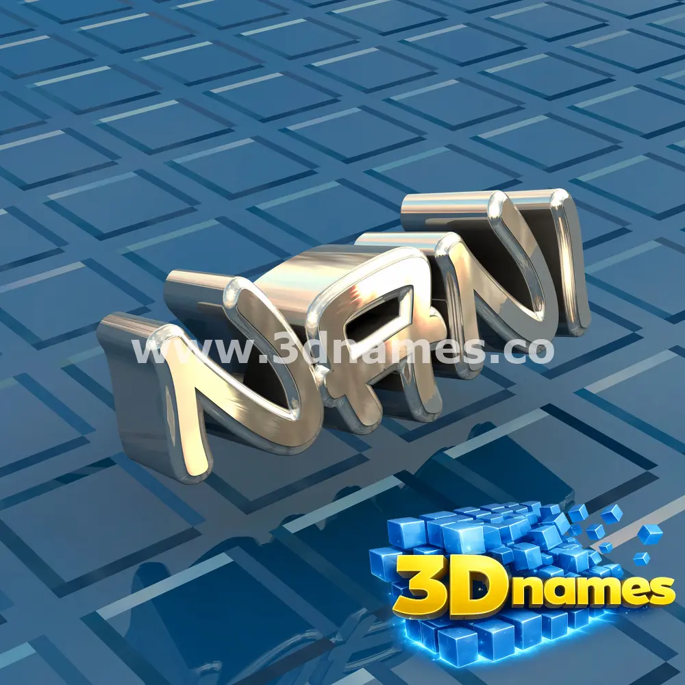 nani in Blue Bling style - 3D name wallpaper