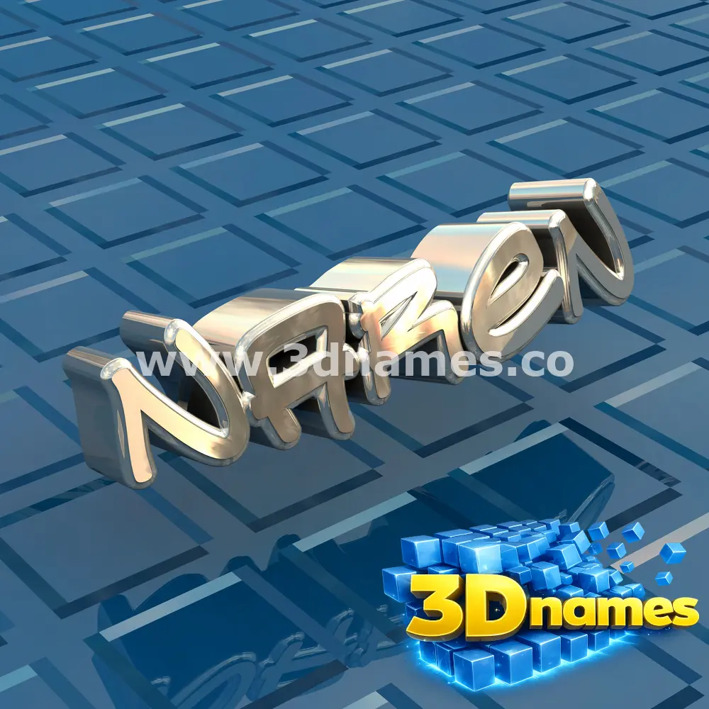 naren in Blue Bling style - 3D name wallpaper