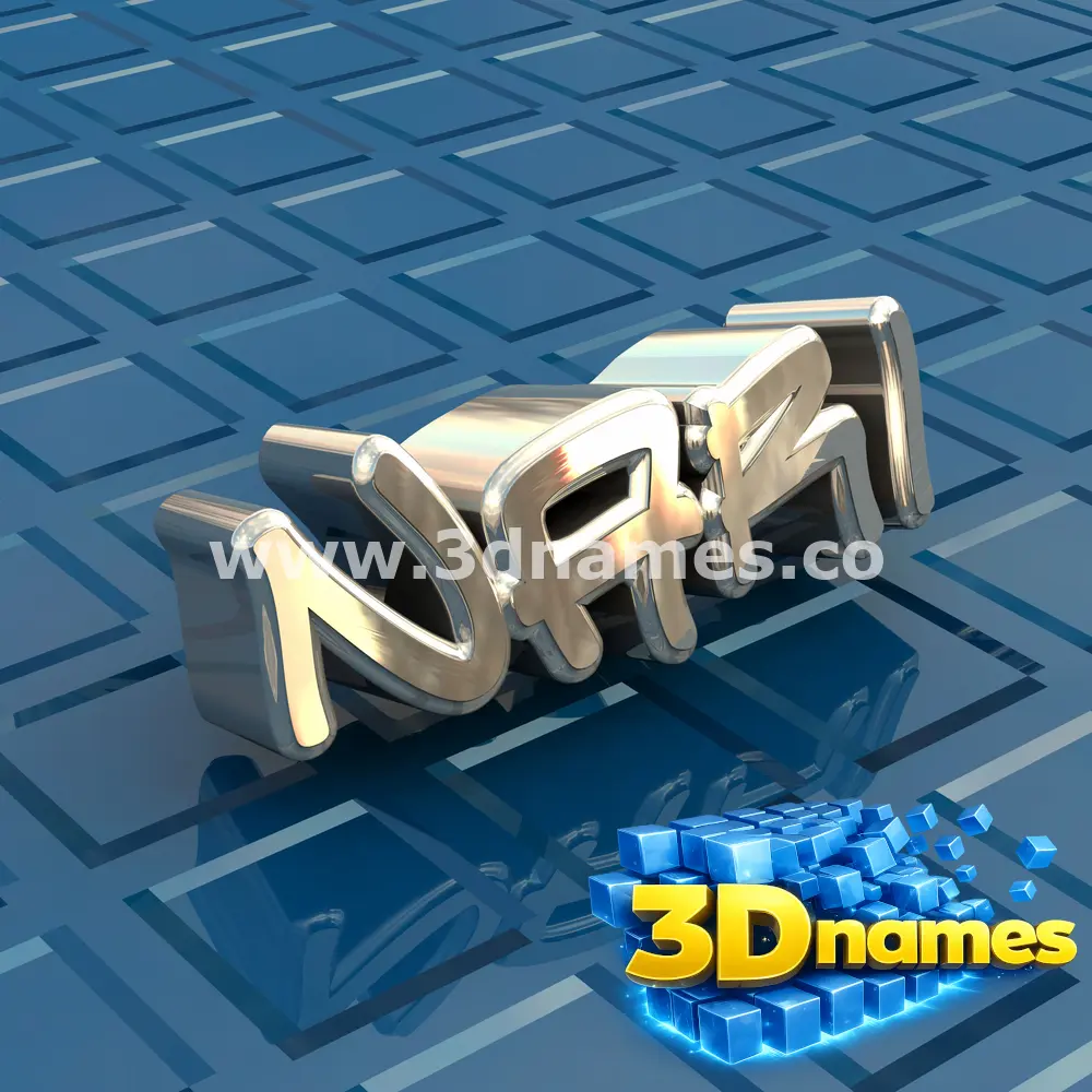 nari in Blue Bling style - 3D name wallpaper