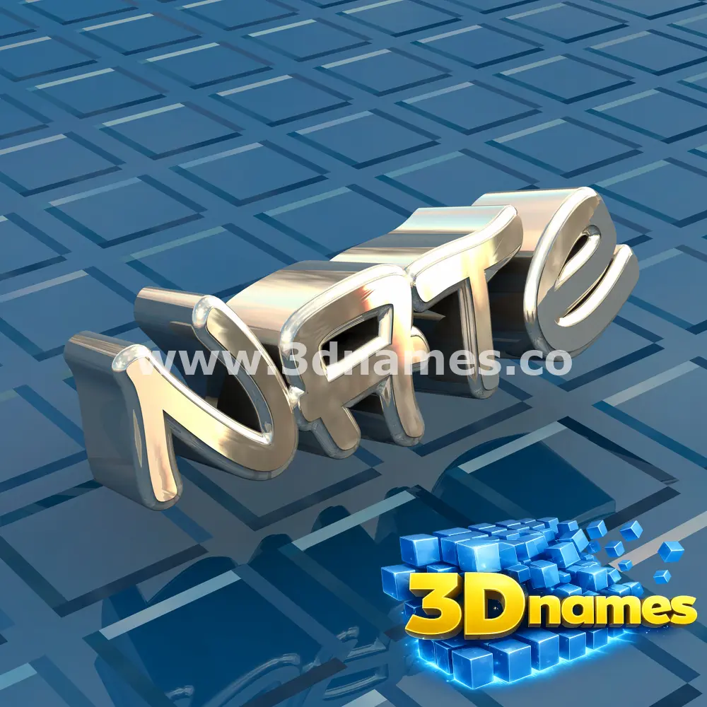 nate in Blue Bling style - 3D name wallpaper
