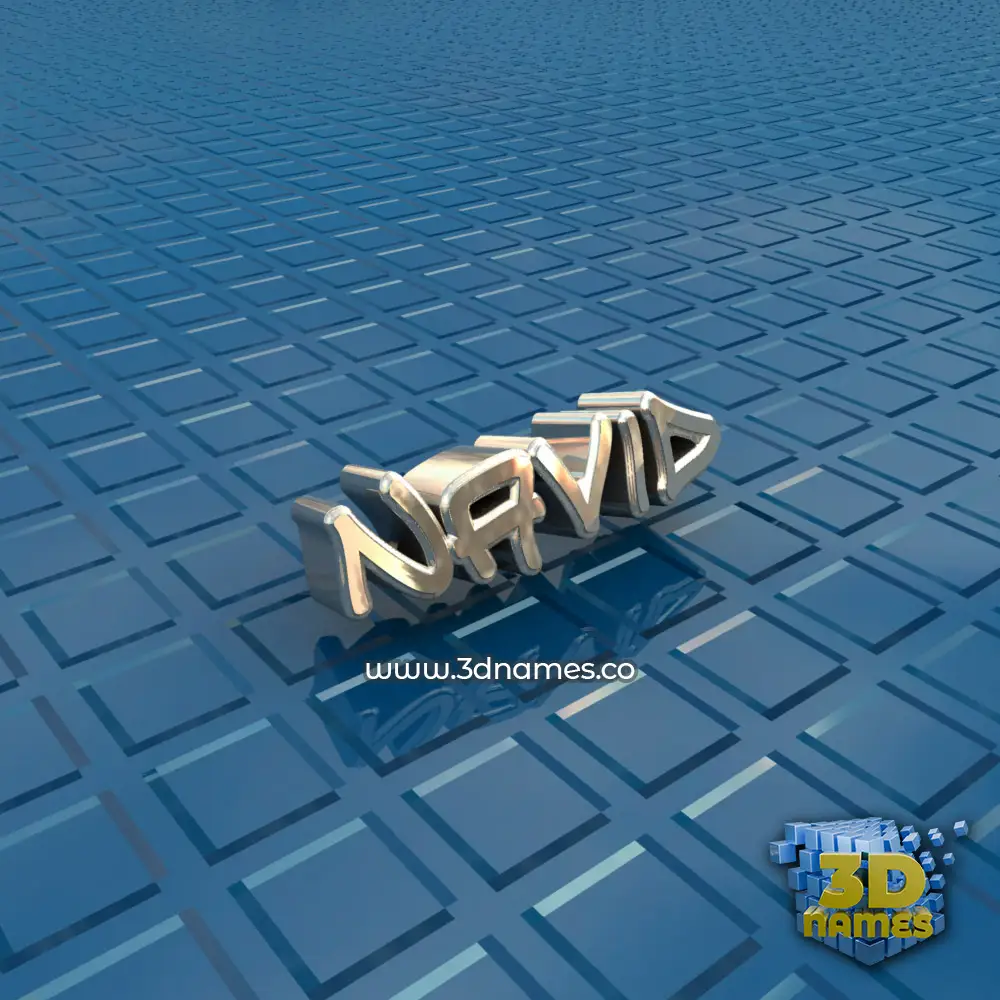 navid in Blue Bling style - 3D name wallpaper