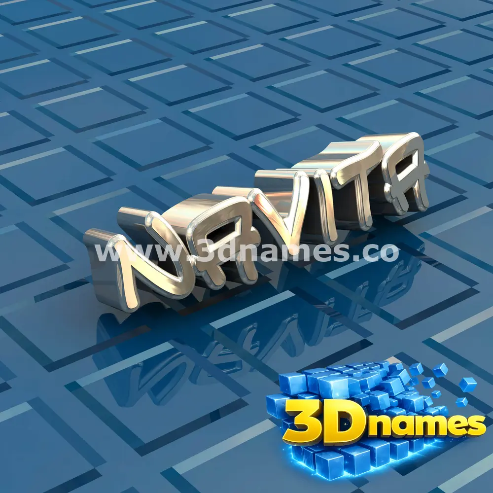 navita in Blue Bling style - 3D name wallpaper