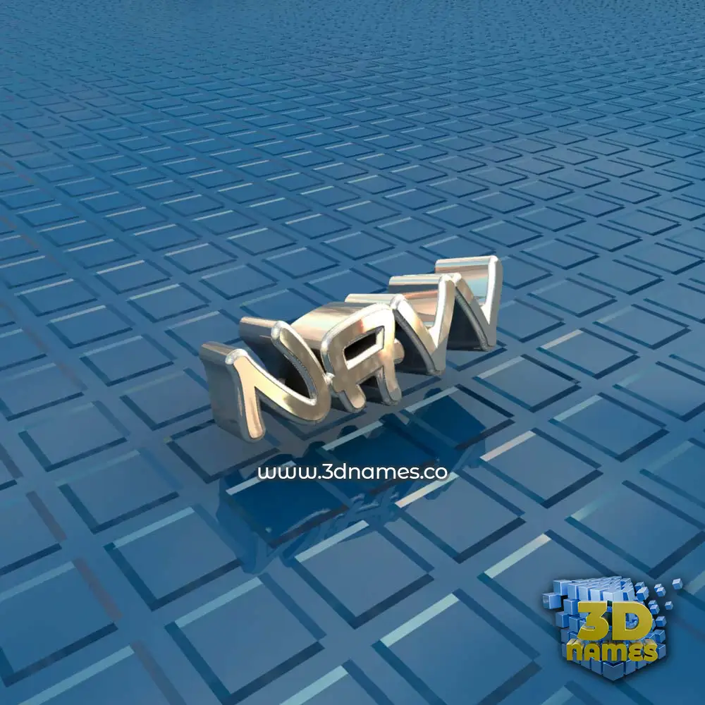 navv in Blue Bling style - 3D name wallpaper