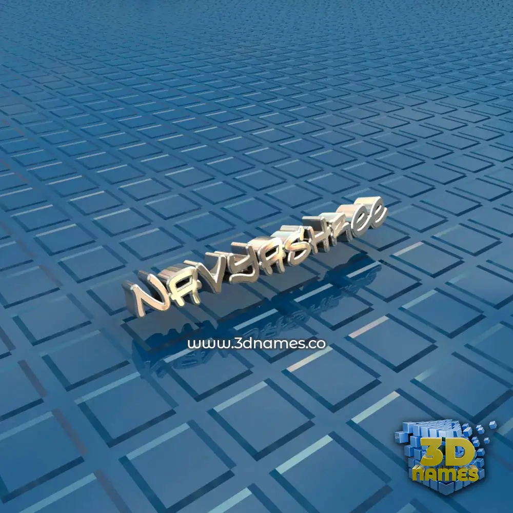 navyashree in Blue Bling style - 3D name wallpaper
