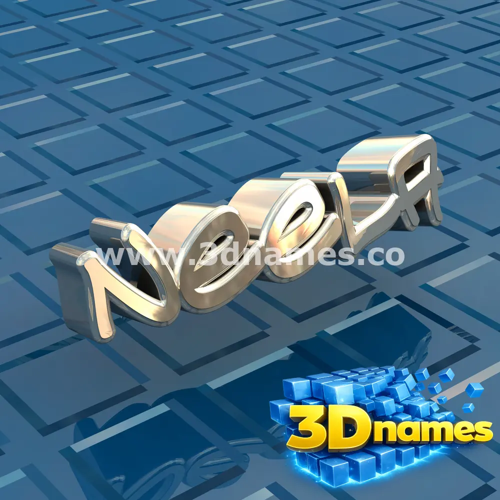 neela in Blue Bling style - 3D name wallpaper