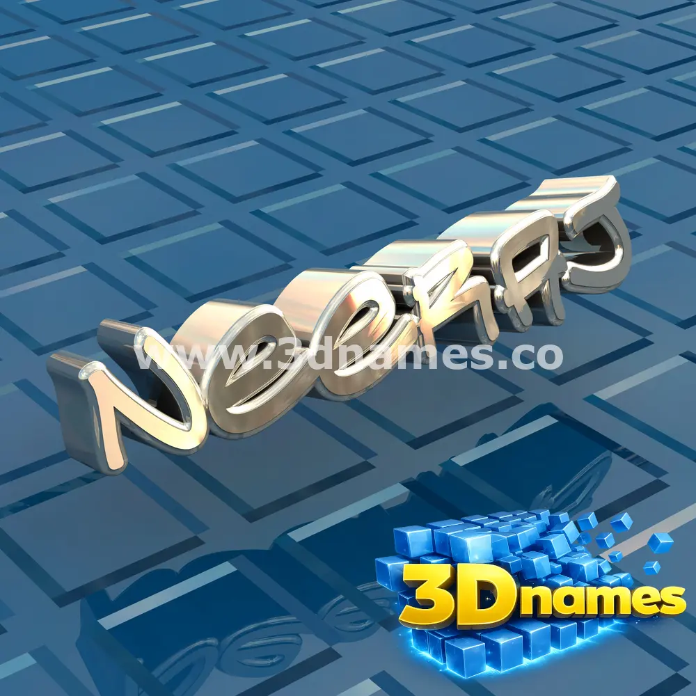 neeraj in Blue Bling style - 3D name wallpaper