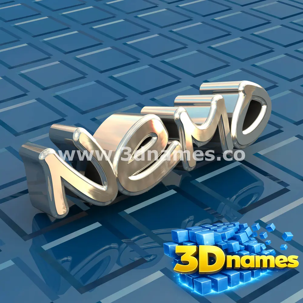 nemo in Blue Bling style - 3D name wallpaper