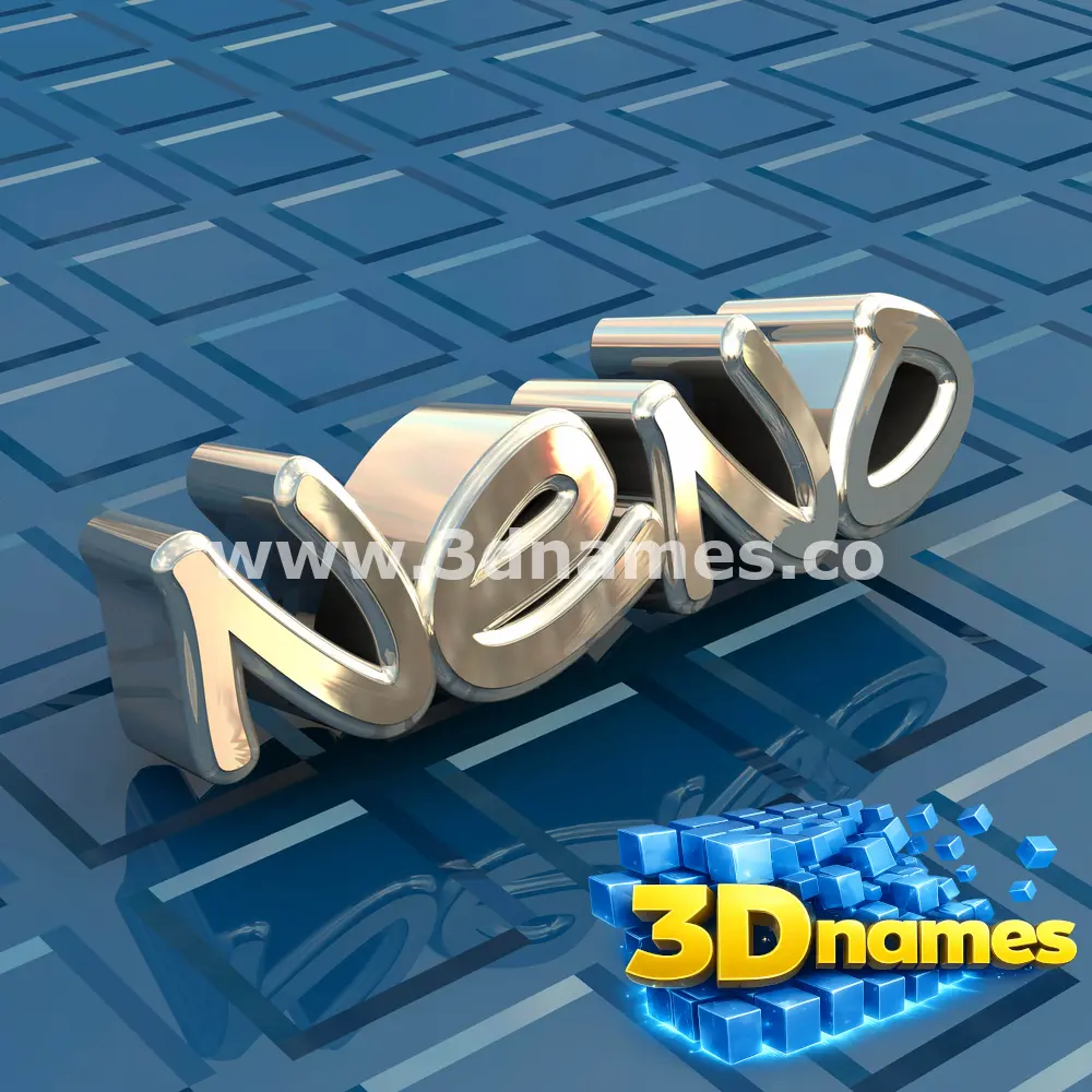 neno in Blue Bling style - 3D name wallpaper