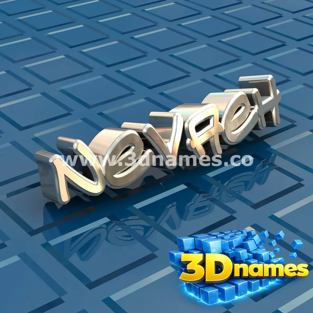 nevaeh in Blue Bling style - 3D name wallpaper