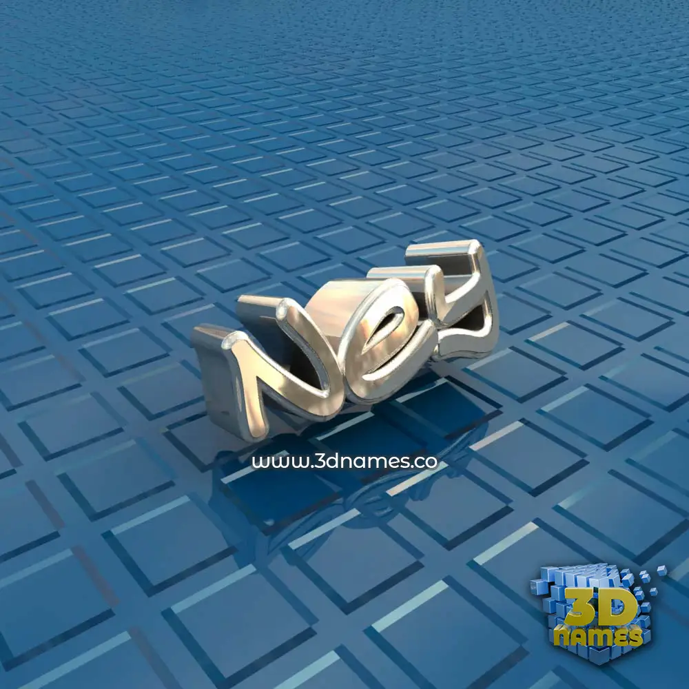 ney in Blue Bling style - 3D name wallpaper