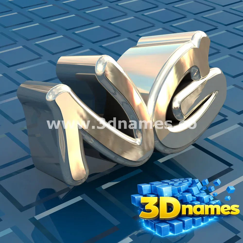 ng in Blue Bling style - 3D name wallpaper