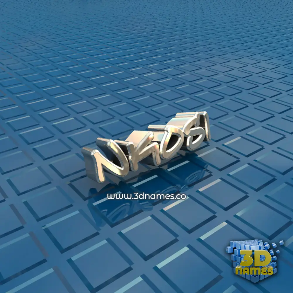 nkosi in Blue Bling style - 3D name wallpaper