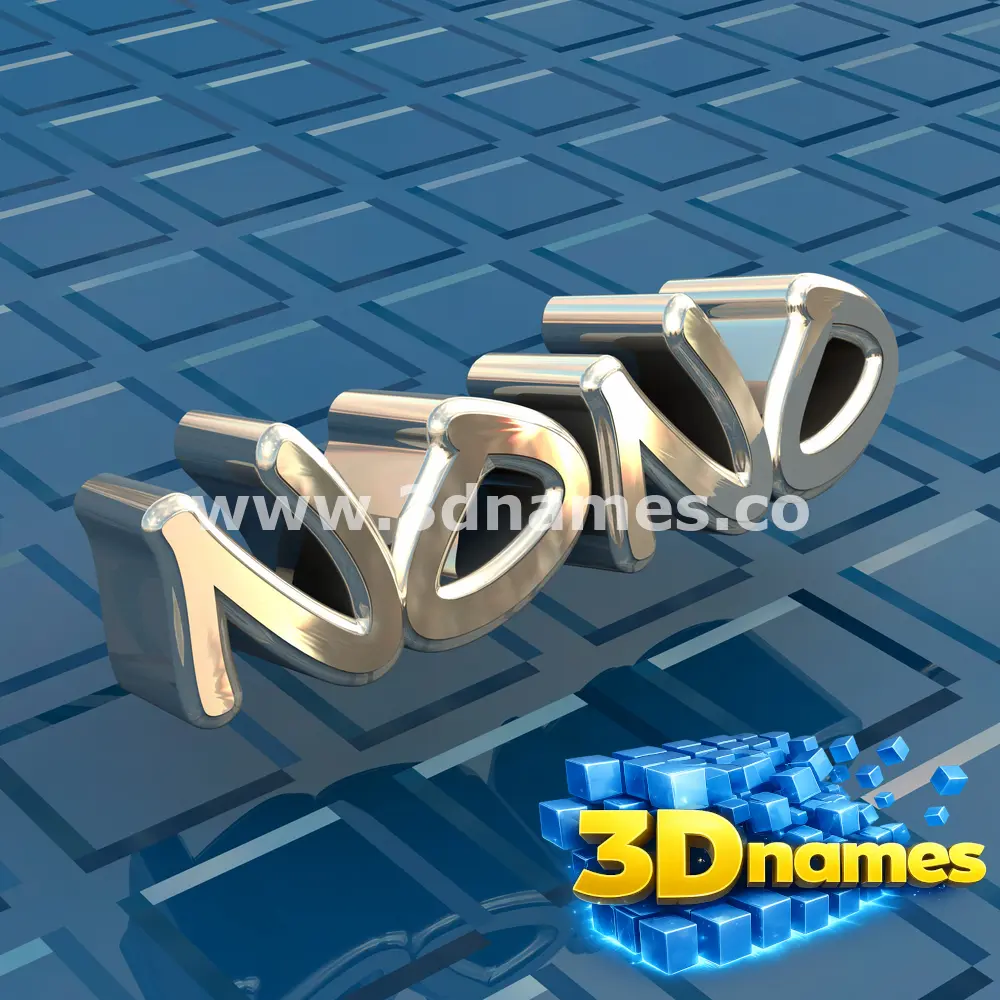 nono in Blue Bling style - 3D name wallpaper
